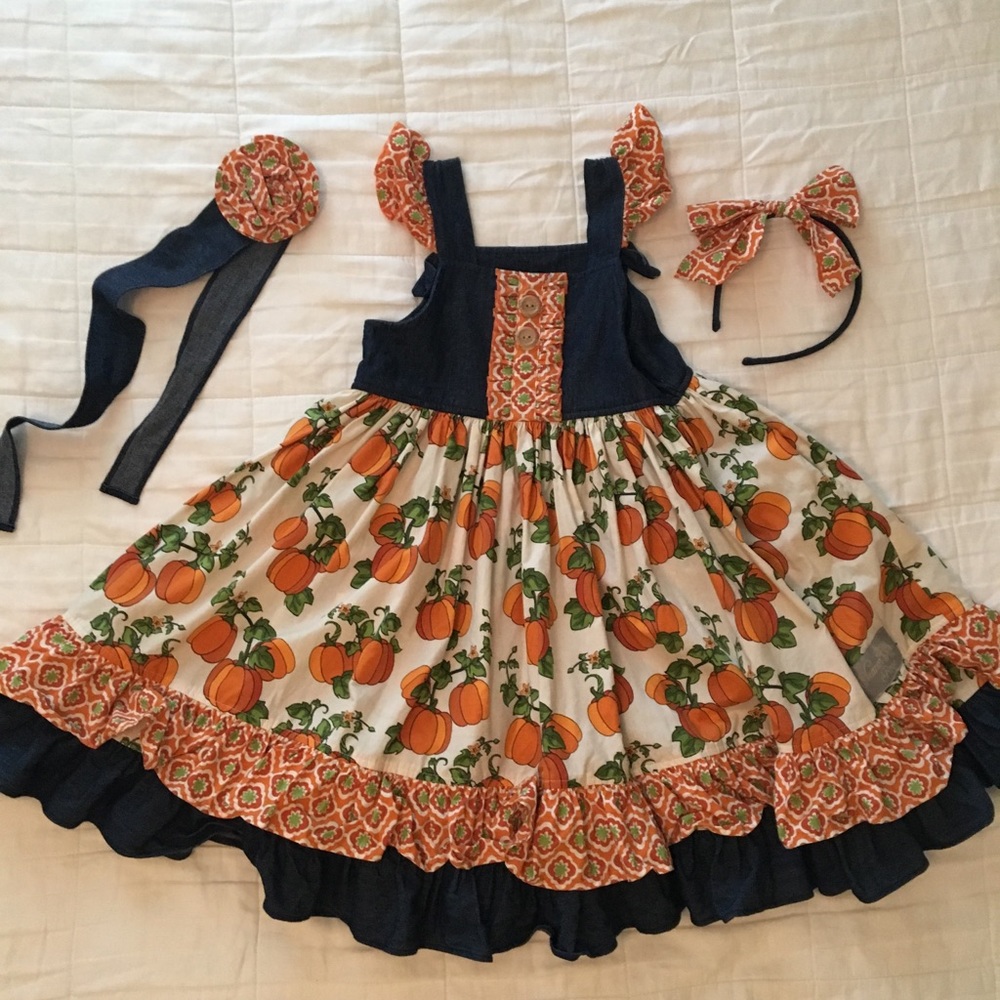 Eleanor Rose Pumpkin Patch Meredith dress